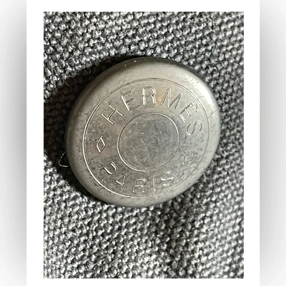 Hermes Gray Tote Bag